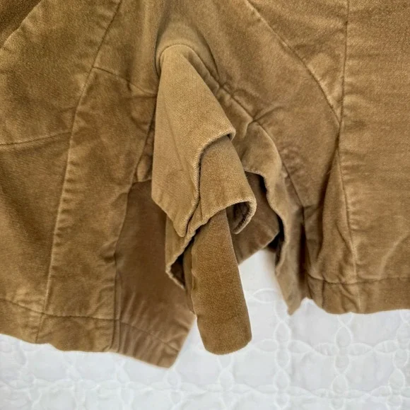 MNG Mango brown velvet-like jacket size Small - Picture 5 of 13